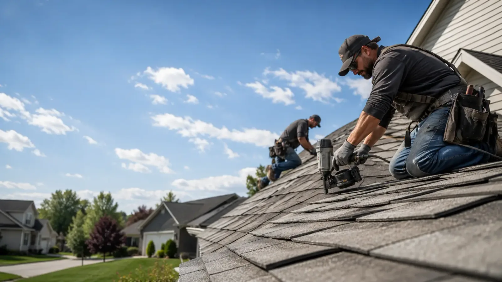 Storm Damage Roof Repair in Morton, IL near me